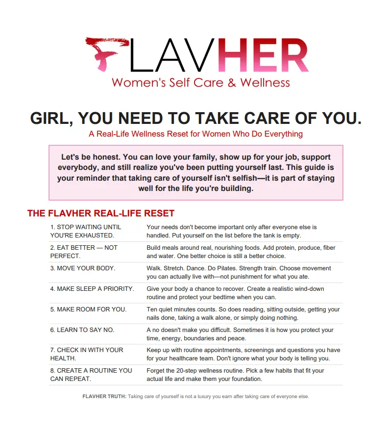 FlavHer Girl You Need to Take Care of You (FREE GUIDE)