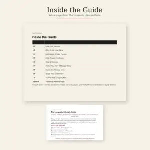 The Longevity Lifestyle Guide – Healthy Aging Guide for Women