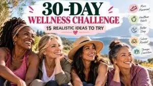 30-day wellness challenge ideas for women