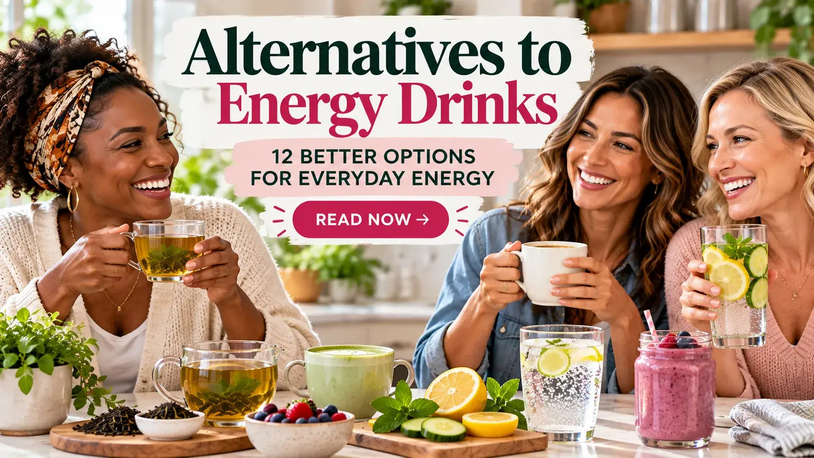 Read more about the article Alternatives to Energy Drinks: 12 Better Options