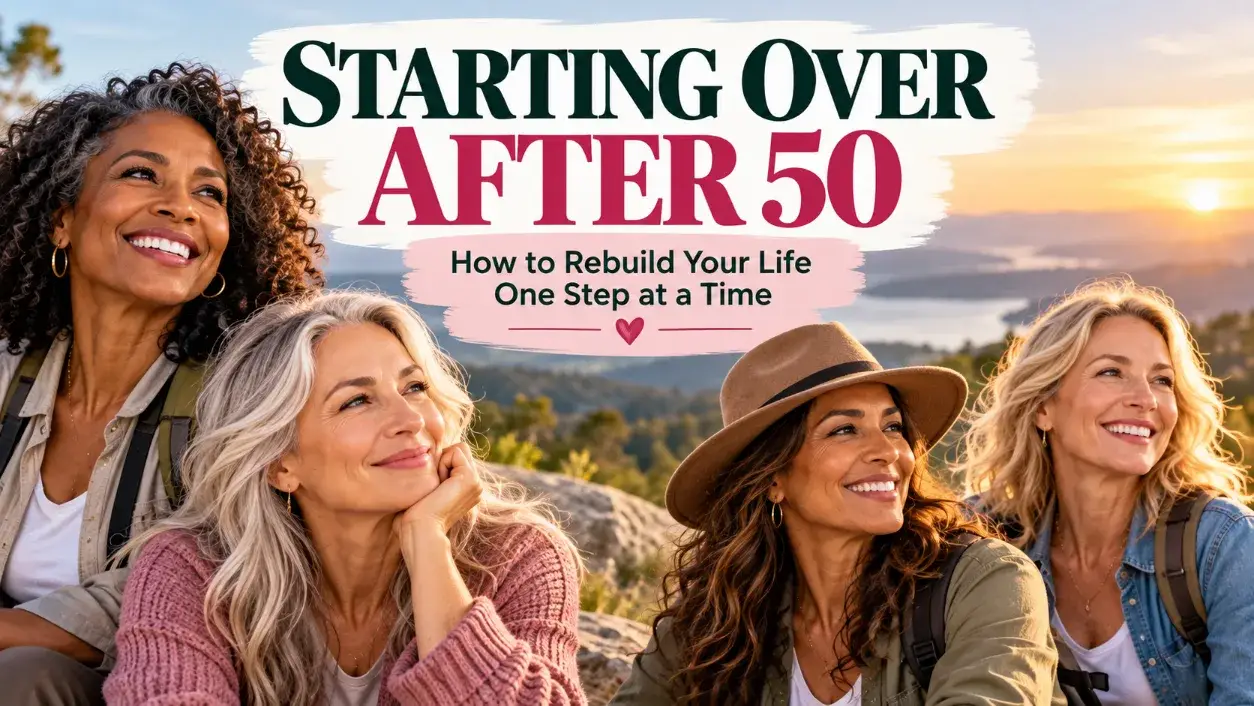 Read more about the article Starting Over After 50: How to Rebuild Your Life One Step at a Time