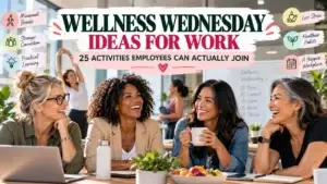 Wellness Wednesday ideas for work with diverse women in a workplace wellness setting