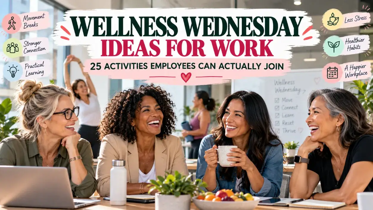 Read more about the article Wellness Wednesday Ideas for Work: 25 Activities Employees Can Actually Join